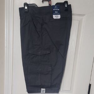 George Charcoal Below the Knee Shorts